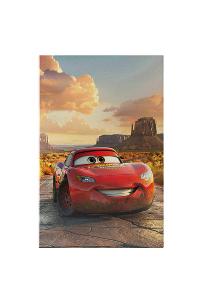StoryGift Romania Tablou Canvas Fulger Mcqueen Masinuta Disney Rosie Cu Ochii...