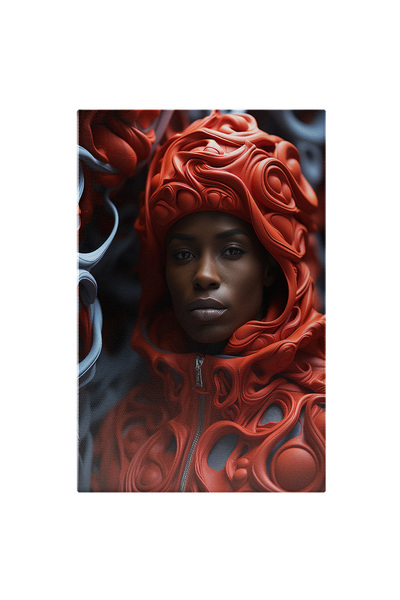 StoryGift Romania Tablou Canvas: Fotografie Cu O Femeie De Culoare In Haine M...