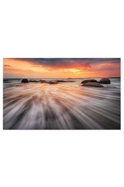 StoryGift Romania Tablou Canvas: Calatorind Prin Imagini Ale Marii - Rasarituri Si Apusuri