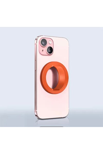 Kılıfsiparis Magnetik Magsafe Uyumlu Parmak Ring Silikon Stand