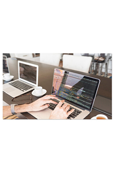 StoryGift Romania Tablou Canvas - Programare Si Codificare Pe Laptop