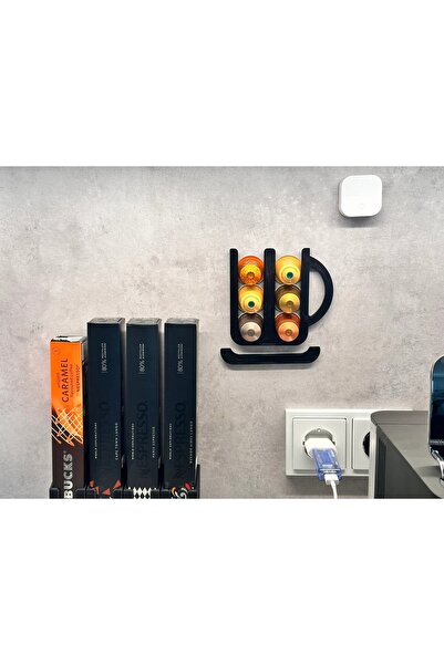 Cypnova حامل كبسولات متوافق مع نسبريسو – سهل التركيب على الحائط مع شريط مزدوج...