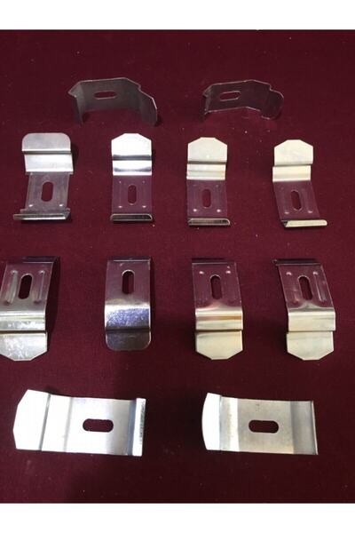 bozok stor perde Gümüş Dar Kasa  Metal Portray 50 Adet