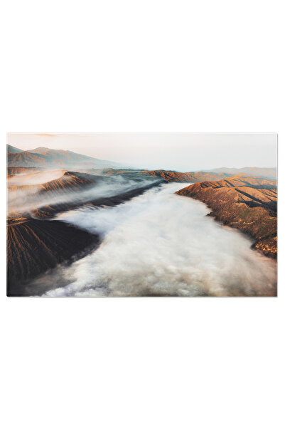 StoryGift Romania Tablou Canvas - Expeditie In Montana, Drone Peste Bromo, In...