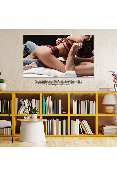 StoryGift Romania Tablou Canvas - Intimitate Si Pasiune, Cuplu In Lenjerie, Senzualitate Profunda