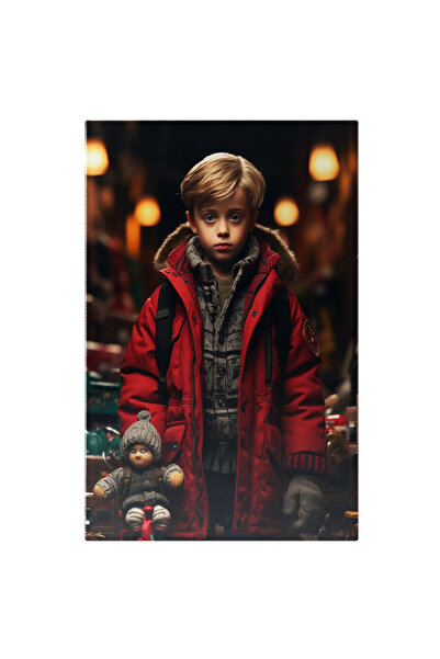 StoryGift Romania Tablou Canvas: Portret Copil Blond Stil Kevin Mccallistercu...
