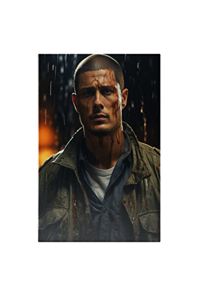 StoryGift Romania Tablou Canvas: Portretul Unui Barbat Stand In Ploaie - Sang...