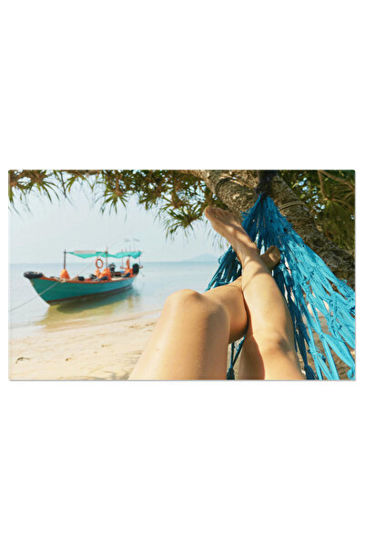 StoryGift Romania Tablou Canvas: Relaxare Pe O Plaja Exotica - Relaxare, Plaj...