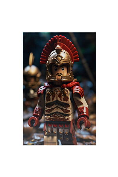 StoryGift Romania Tablou Canvas: Lego Barbat Pregatit De Lupta Cu Armura Din ...