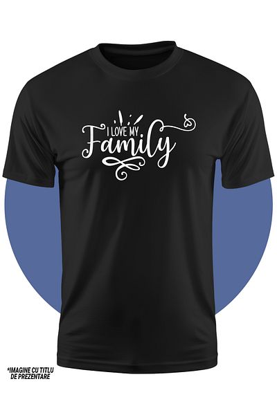 StoryGift Romania Children's T-shirt For Those Who Truly Love Their Families 100% Cotton, Unisex, Black, 12 Years