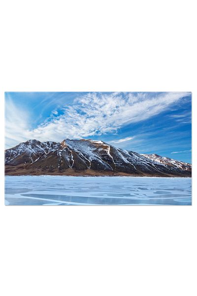 StoryGift Romania Tablou Canvas Munti In King Christian X Land, Greenland, Arctica, Polar, Gheata, Peisaj Montan