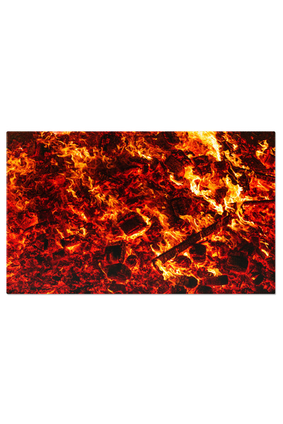 StoryGift Romania Tablou Canvas Foc Mare Pe Fundal Intunecat, Foc, Noapte, Lumina, Pericol, Arzator 842