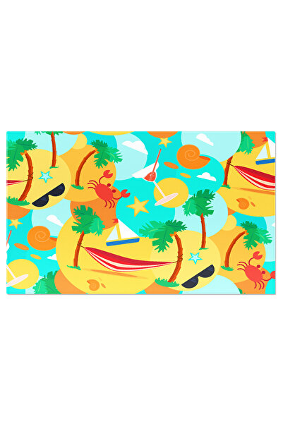 StoryGift Romania Tablou Canvas: Vacante Tropicale La Malul Marii