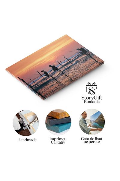 StoryGift Romania Tablou Canvas Trafic La Aeroport, Aterizare, Pista, Calatorie, Transport, Viteza 4743