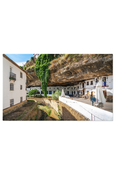 StoryGift Romania Tablou Canvas 40 x 25CM Strada Cuevas del Sol cu ​​Restaura...