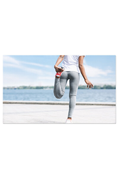 StoryGift Romania Tablou Canvas - Sport Si Energie: Fugind Pe Malul Raului