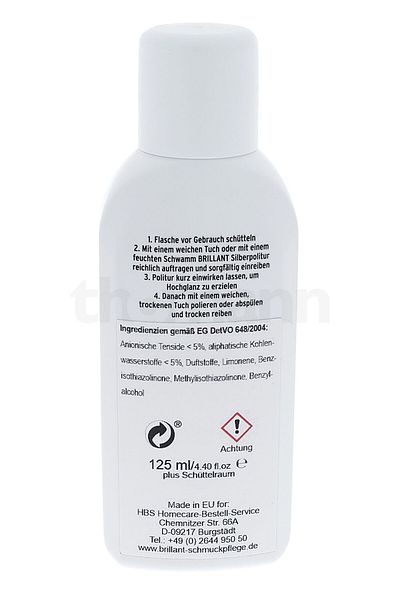 Brillant Wind instrument maintenance solution Brillant Silver Polish