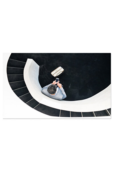 StoryGift Romania Tablou Canvas: Barbat Matur Profesionist In Deplasare, Gata...