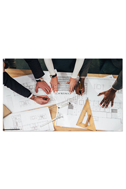 StoryGift Romania Tablou Canvas Echipa Si Arhitectura Echipa De Arhitecti Cu ...