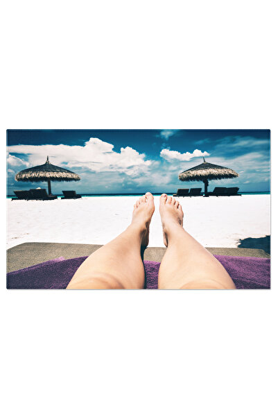 StoryGift Romania Tablou Canvas - Vacanta In Natura: Relaxare Pe Plaja Tropicala