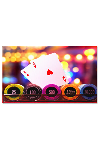 StoryGift Romania Tablou Canvas Cu Speranta Si Noroc La Cazino: Jocuri De Haz...