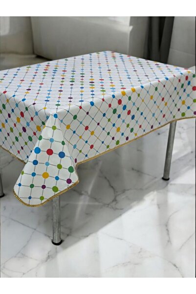 Dantelux مفرش طاولة قابل للمسح من ألياف PVC مستطيل مقاس 140 × 175 سم