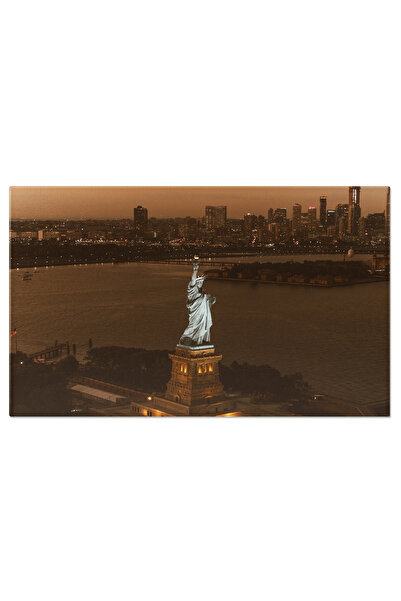 StoryGift Romania Tablou Canvas Orasul New York Din Tur Cu Elicopterul, Aerial, Downtown, Metropolitan 3291
