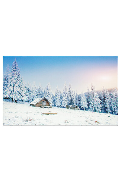 StoryGift Romania Tablou Canvas - Drumuri De Zapada In Parcul Alb: Peisaj In ...
