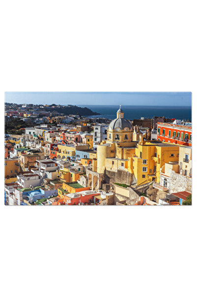 StoryGift Romania Tablou Canvas - Peisaj Urban Fotografiat Cu Drona