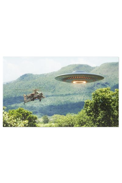 StoryGift Romania Canvas Painting 40 x 25CM Unidentified Flying Object from World War II in 2021 STG Illustration