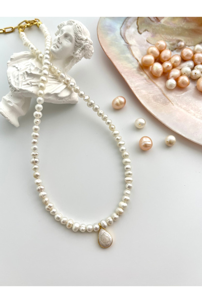 ORFE JEWELRY Gerçek Doğal İnci Kolye