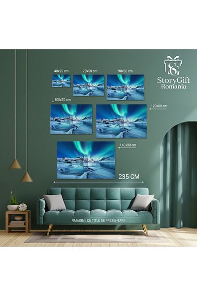 StoryGift Romania Tablou Canvas Descoperirea Unei Noi Planete Astronaut, Spatiu, Galaxie, Explorare, Extraterestr