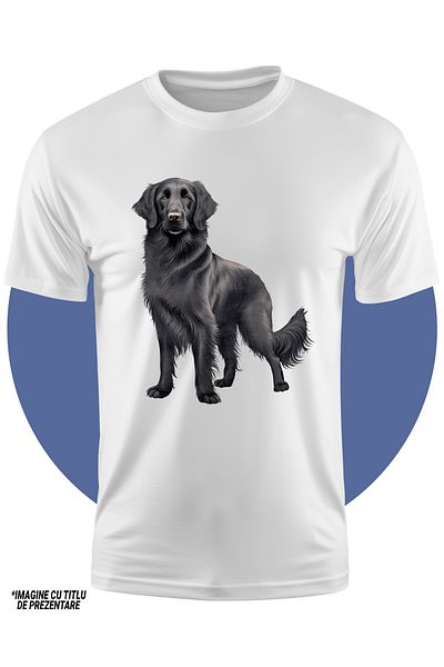 StoryGift Romania Tricou Copii Cu Un Caine Negru Blanos, Ilustratie, Timid, Cuminte, Cel Mai Bun Prieten Al