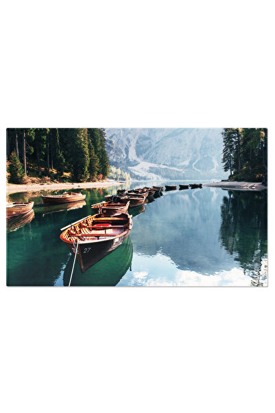 StoryGift Romania Tablou Canvas: Peisaj Lacust - Lac, Padure, Ape, Vara