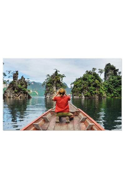 StoryGift Romania Tablou Canvas Aventura In Asia: Navigare Cu Barca