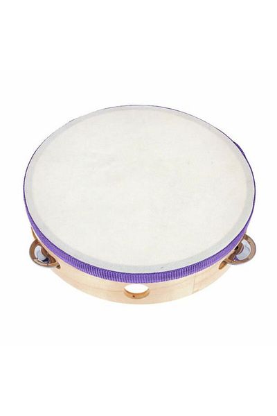 Millenium Millenium Drum Tambourine 8" Tambourine Natural Skin