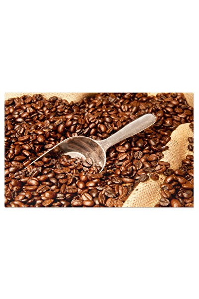 StoryGift Romania Tablou Canvas - Scoop-ul Aromat: Boabe De Cafea Pe Sac De I...