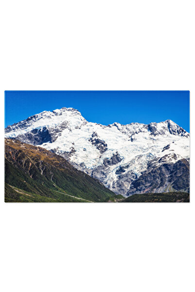 StoryGift Romania Tablou Canvas Varfuri Si Glaciare In Parcul National Mt. Cook, Aventura, Natura, Peisaj Montan