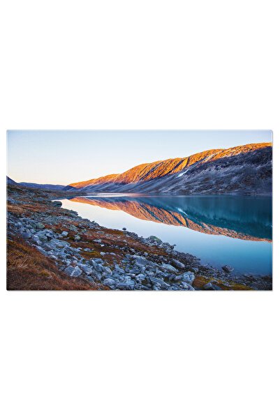 StoryGift Romania Tablou Canvas: Explorand Peisaje De Highland La Lacul Langv...