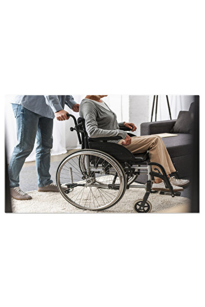 StoryGift Romania Tablou Canvas Cu Persoana Cu Dizabilitati Sprijinita De Fam...