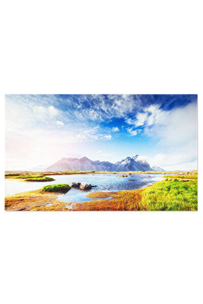 StoryGift Romania Tablou Canvas: Peisaj Icenlandic - Glaciar, Peisaj Montan, Calatorie