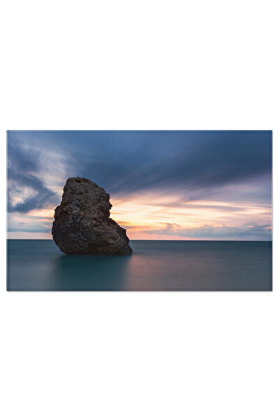 StoryGift Romania Tablou Canvas Stanca In Marea, Peisaj Marin, Ocean, Apa, Ce...