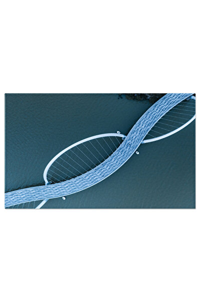 StoryGift Romania Tablou Canvas: Orasul Shanghai La Apus, Strazile Spirale Ale Orasului, Minunile Ingineresti In