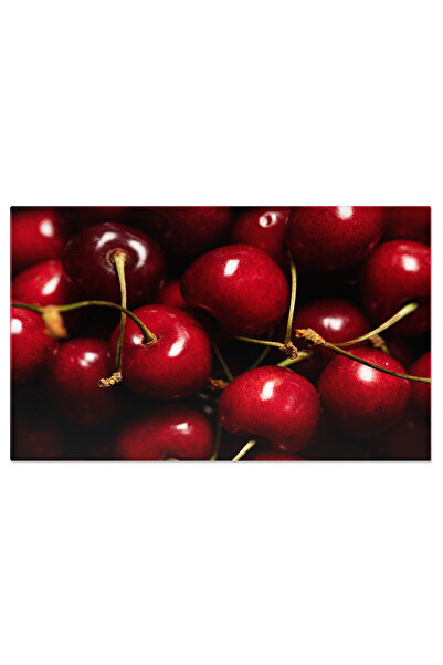 StoryGift Romania Tablou Canvas: Cirese Luminoase Si Proaspete - Delicios, Se...