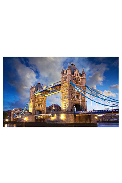 StoryGift Romania Tablou Canvas Turnul Tower Bridge In Lumini De Seara, Londr...
