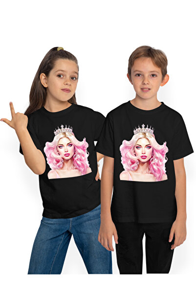 StoryGift Romania Tricou Copii Cu O Femeie Frumusica, Ilustratie, Coroana Cu ...