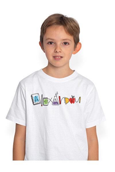 StoryGift Romania Tricou Copii Cu Numele Alexandru, Si Mesaj Amuzant, Curios,...