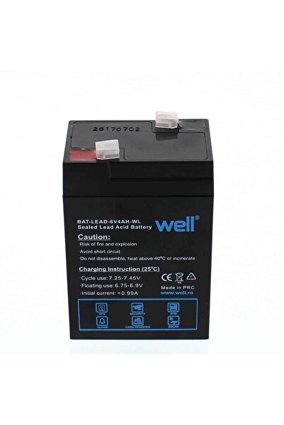 Well Acumulator 6V 4AH plumb acid Well