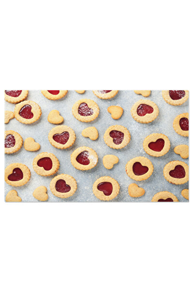 StoryGift Romania Tablou Canvas - Linzer Cookies Si Marmelada: Delicii Pentru Sarbatori Intr-o Compozitie Plina D