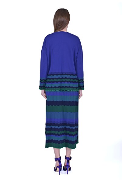 Invee Invee 7027 Purple Knitwear Tunic